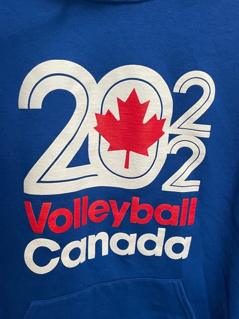Volleyball Canada Nationals 2022 Royal Blue Hoodie Size Large - Picture 3 of 12